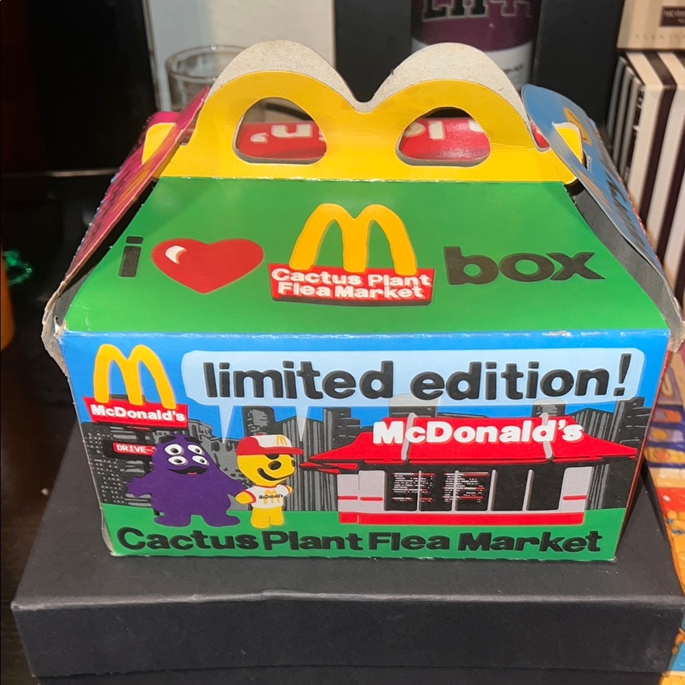 Cactus Plant Flea Market Green and Yellow Toy Box